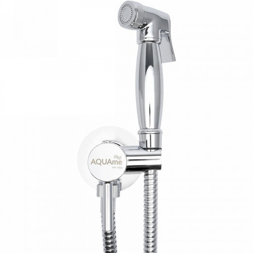 Гигиенический душ со смесителем AQUAme Retro AQM6010CR Хром латунь на стену