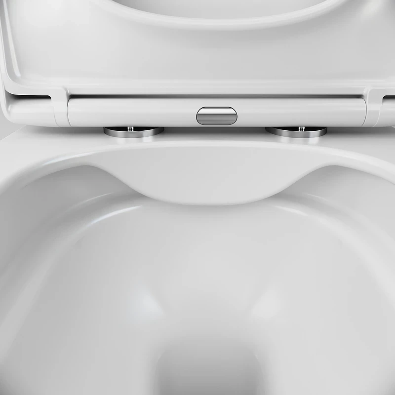 Унитаз AM.PM Spirit V2.0 Square FlashClean C701701SC подвесной с сиденьем микролифт фарфор подвесной
