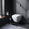 Унитаз AM.PM Spirit V2.0 Square FlashClean C701701SC подвесной с сиденьем микролифт фарфор подвесной