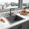 Кухонная мойка Lemark Hanka 450 9910012 Шампань искусственный камень (литьевой мрамор) встраиваемый