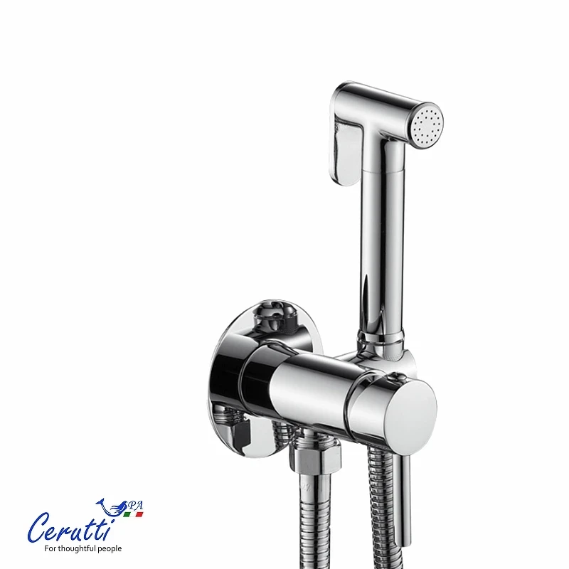 Гигиенический душ со смесителем Ceruttispa Брайс (Braies) SH CT12119 12119 цвет Хром глянцевый