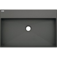 Раковина Deante Correo 60 CQR_TU6S Антрацит металлик искусственный камень (литьевой мрамор) накладная