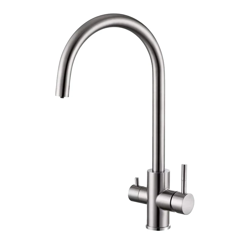 Смеситель для кухни Oliveeka KS OL-458022-BN цвет Никель матовый