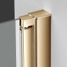 Душевая дверь Vincea Alpha 80 VDP-3AL800CLG профиль Брашированное золото стекло прозрачное