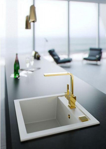 Смеситель для кухни Alveus Laguna Monarch Gold new 1134828 Золото латунь