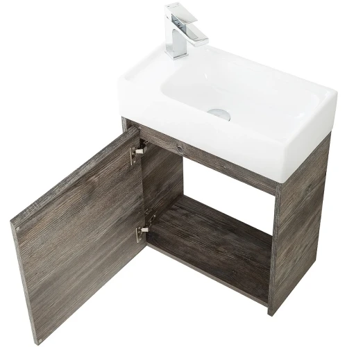 Тумба под раковину BelBagno Kraft Mini 50 L KRAFT MINI-500/260-1A-SO-PP-L подвесная Pino Pasadena МДФ / ЛДСП