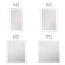 Зеркало Vigo Geometry Сlassic 50 070 с подсветкой с бесконтактным выключателем