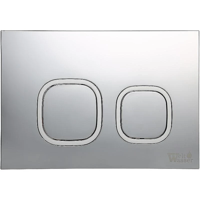Комплект унитаза с инсталляцией WeltWasser AMBERG 506 ST + BAARBACH 004 GL-WT + AMBERG RD-CR 10000006856 цвет Белый глянцевый с сиденьем Микролифт и клавишей смыва цвет Хром
