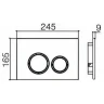 Комплект унитаза с инсталляцией WeltWasser AMBERG 506 ST + BAARBACH 004 GL-WT + AMBERG RD-CR 10000006856 цвет Белый глянцевый с сиденьем Микролифт и клавишей смыва цвет Хром