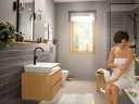 Смеситель для раковины Hansgrohe Rebris E 72576670 Черный матовый латунь