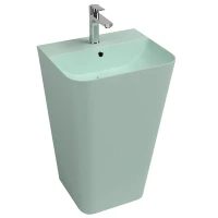Раковина напольная Isvea Sott'Aqua 50 10SQ37001-2T цвет Мятно-зеленый матовый