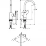 Смеситель для раковины Hansgrohe Rebris S 72536000 Хром латунь