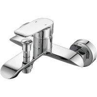 Смеситель для ванны beWash Bliss BVMM0BT123 Хром латунь на стену