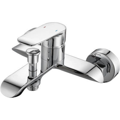 Смеситель для ванны beWash Bliss BVMM0BT123 Хром латунь на стену