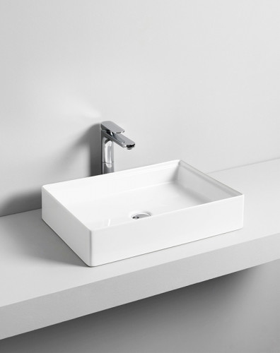 Раковина Artceram Scalino 55 SCL002 01 00 Белая фарфор накладная