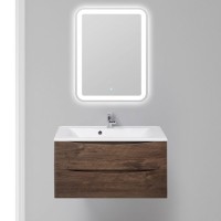 Тумба под раковину BelBagno Marino 90 MARINO-900-2C-SO-RW-P подвесная Rovere Moro МДФ / ЛДСП