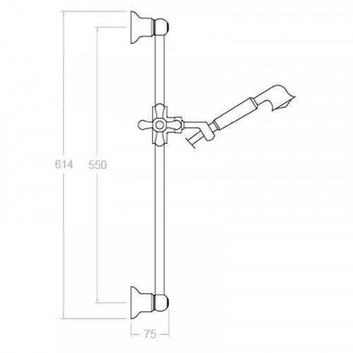 Душевой гарнитур Ramonsoler Hidroterapia 3086S Хром