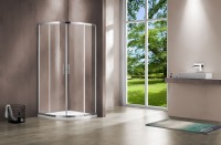 Душевой уголок Vincea Garda 90x90 VSQ-1G900CL профиль Хром стекло прозрачное