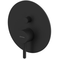 Смеситель для ванны Whitecross Y black YSET06TOPBL Черный матовый латунь встраиваемый