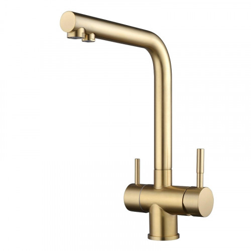 Смеситель для кухни Shevanik S468G цвет Золотой сатин