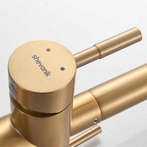 Смеситель для кухни Shevanik S468G цвет Золотой сатин