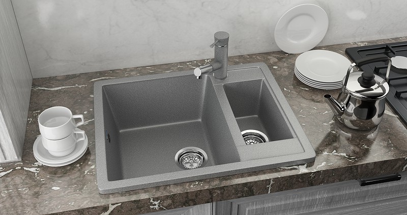 Смеситель для кухни Ulgran Classic U-009-328 Бежевый латунь
