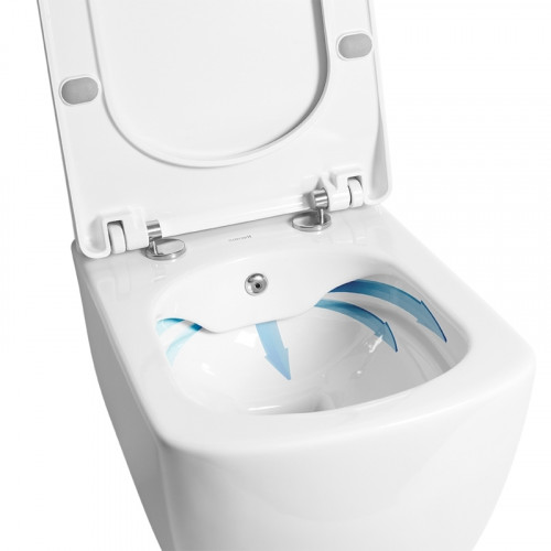 Унитаз биде Creavit Elegant EG321-00CB00E-0000 подвесной Белый без сиденья фарфор подвесной