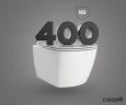 Унитаз биде Creavit Elegant EG321-00CB00E-0000 подвесной Белый без сиденья фарфор подвесной