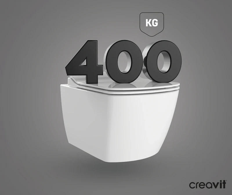 Унитаз биде Creavit Elegant EG321-00CB00E-0000 подвесной Белый без сиденья фарфор подвесной