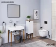 Унитаз биде Creavit Elegant EG321-00CB00E-0000 подвесной Белый без сиденья фарфор подвесной