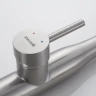 Смеситель для кухни Shevanik S123L-9 цвет Сатин Серый