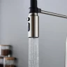 Смеситель для кухни Shevanik S123L-9 цвет Сатин Серый