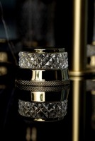Смеситель для раковины Boheme Aura 152-G-A Золото латунь