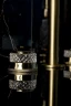 Смеситель для раковины Boheme Aura 152-G-A Золото латунь