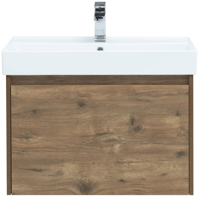 Комплект мебели для ванной Aquanet Nova Lite 75 254217 подвесной Дуб рустикальный МДФ / ЛДСП