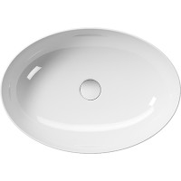 Раковина-чаша GSI Pura 60 884211 Белая фаянс накладная