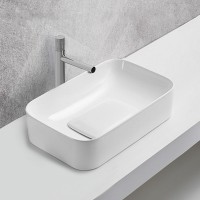 Раковина-чаша Vincea 51 VBS-50450 Белая фарфор накладная