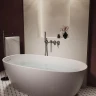 Смеситель для ванны Vincea Villa VTFW-1VL1GM цвет Вороненая сталь