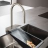 Смеситель для кухни Hansgrohe Aquno Select M81 73831800 Сталь латунь
