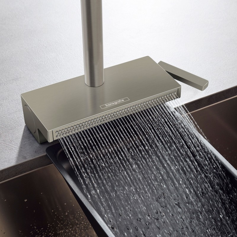Смеситель для кухни Hansgrohe Aquno Select M81 73831800 Сталь латунь