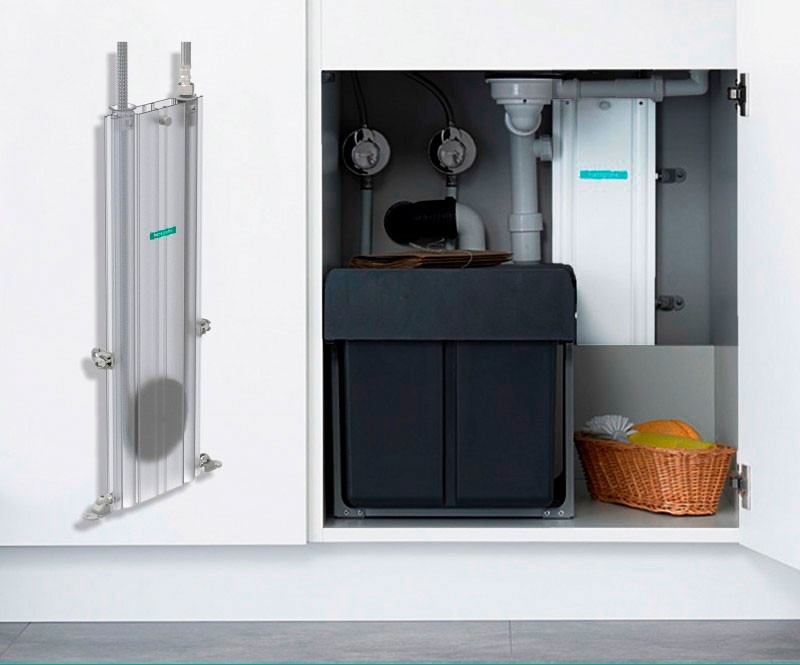Смеситель для кухни Hansgrohe Aquno Select M81 73831800 Сталь латунь