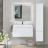 Тумба под раковину BelBagno Etna-M 80 ETNA-M-800/380-1C-SO-BL подвесная Bianco Lucido МДФ / ЛДСП