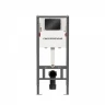 Комплект унитаза с инсталляцией Ceramicanova New Day CN3005_121002MB цвет Белый с сиденьем Микролифт и клавишей смыва цвет Черный матовый