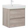 Тумба с раковиной Aquanet Nova Lite 60 305236 подвесная Орех светлый МДФ / ЛДСП