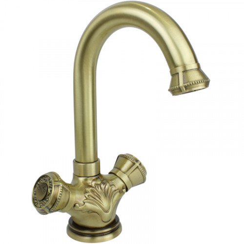 Смеситель для раковины Bronze de Luxe Royal 21981 Бронза латунь