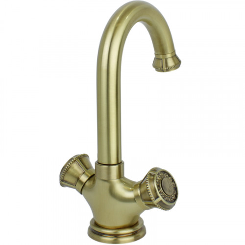 Смеситель для раковины Bronze de Luxe Royal 21981 Бронза латунь