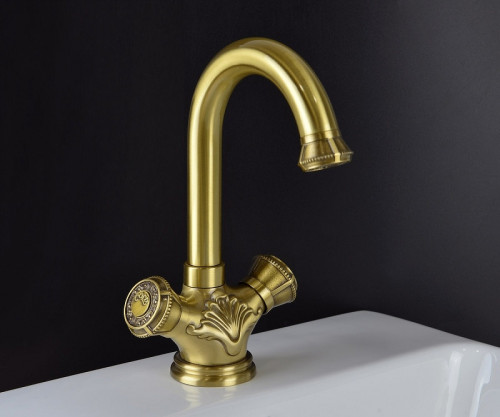 Смеситель для раковины Bronze de Luxe Royal 21981 Бронза латунь