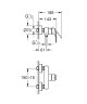 Смеситель для душа Grohe Eurosmart 33555003 Хром латунь на стену