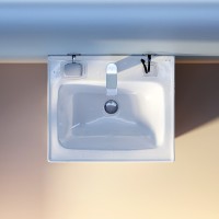 Раковина AM.PM X-Joy 55 M85AWCC0552WG64 Белая фарфор полувстраиваемая