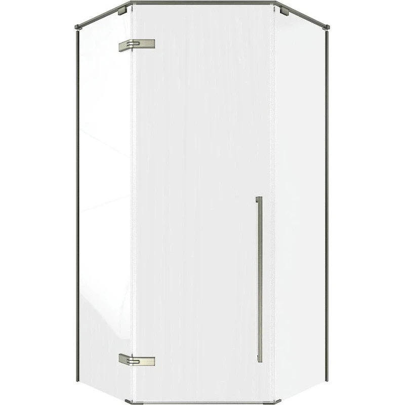 Душевой уголок Timo TTSSP-100/13C-8 1000x1000x2000 T67 распашной профиль Никель стекло прозрачное
